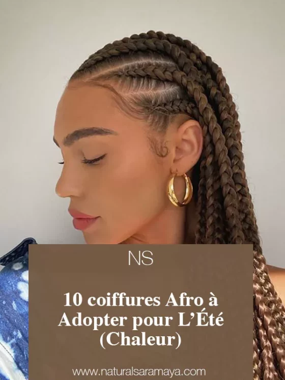 10 coiffures Afro à Adopter Durant L’Été (Chaleur).