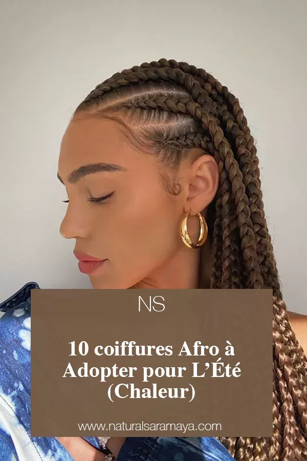 10 coiffures Afro à Adopter Durant L’Été (Chaleur).