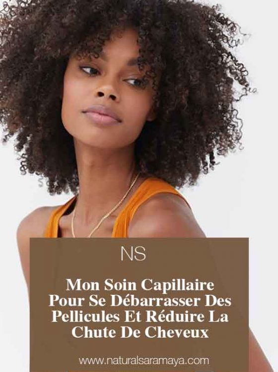 Mon soin capillaire pour se débarrasser des pellicules et réduire la chute de cheveux.